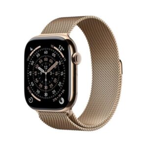Apple Watch Series 11 LTE 42mm Tytan Złoty S/M