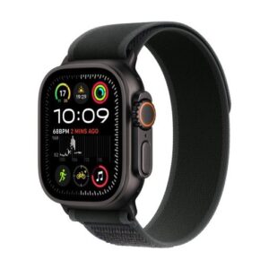 Apple Watch Ultra 2 Czarny (Czarny Pasek Tekstylny M/L)