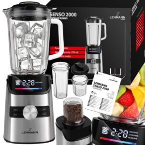 BLENDER KIELICHOWY SZKLANY DO SMOOTHIE KOKTAJLI BIDONY KRUSZY LÓD MŁYNEK XL