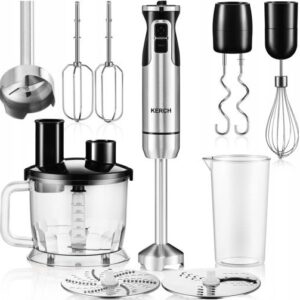 BLENDER RĘCZNY MIKSER WIELOFUNKCYJNY KERCH ACTIVE 1800W TURBO +AKCESORIA