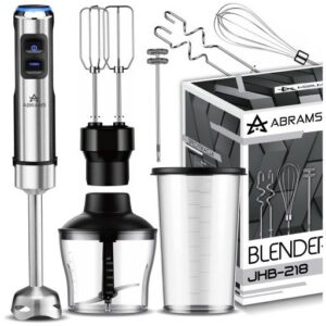 BLENDER RĘCZNY MIKSER WIELOFUNKCYJNY MOCNY 1500W OSTRZA TYTANOWE 7W1 ZESTAW