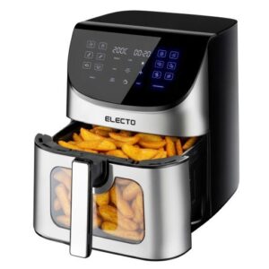 FRYTKOWNICA BEZTŁUSZCZOWA AIR FRYER 8L DUŻA FRYTOWNICA 2000W 14 PROGRAMÓW