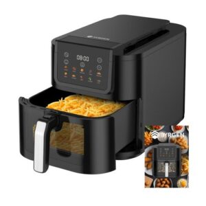 Frytkownica Beztłuszczowa Air Fryer BYRGEN Frytownica 8L Duża Szuflada Okno