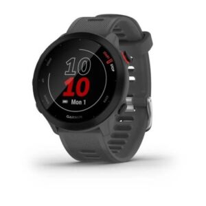 GARMIN FORERUNNER 55 Monterra Grey smartwatch zegarek biegowy Szary
