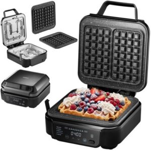 GOFROWNICA 2 GOFRY KERCH BELGO 2200W 5 PROGRAMÓW 8 POZIOMÓW WYJMOWANE PŁYTY