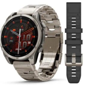 Garmin Fenix 8 47mm AMOLED Sapphire Tytan tytanowa bransoleta EKG