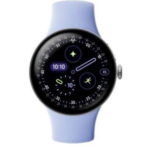 Google Pixel Watch 4 41mm Srebrny (Fioletowy Pasek)