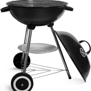 Grill BBQ TEXAS KETTLE Ogrodowy Węglowy na brykiet Zamykany POKRYWA Półka