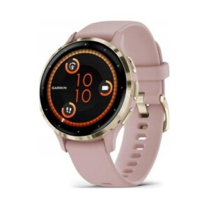 Inteligentny zegarek Garmin Venu 3S - różowy złoty