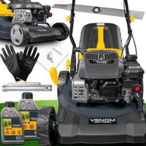KOSIARKA SPALINOWA DO TRAWY Z NAPĘDEM VENOM 141cc LEKKA ZWROTNA NOWY MODEL