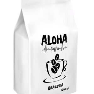 Kawa ziarnista 1KG Arabica 100% ALOHA COFFEE Brazylia