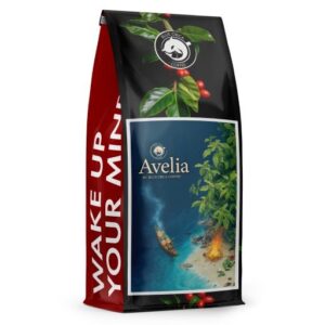 Kawa ziarnista 1kg AVELIA 100% Arabica Świeżo palona idealna na prezent