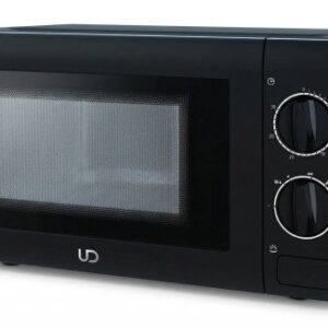 Kuchenka mikrofalowa wolnostojąca mikrofala mikrofalówka UD czarna 700W 20l