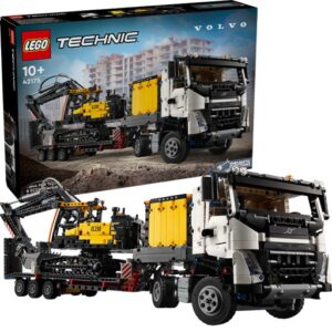 LEGO TECHNIC 42175 CIĘŻARÓWKA VOLVO FMX I KOPARKA EC230 ELECTRIC zestaw klo