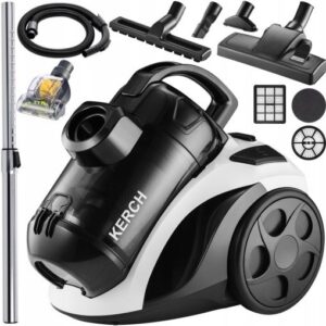 ODKURZACZ CYKLONOWY BEZWORKOWY KERCH XTREME 4000W 2L +TURBOSZCZOTKA