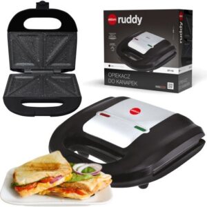 OPIEKACZ KANAPEK TOSTÓW SANDWICH ELDOM CERAMICZNY Z POWŁOKĄ GRANITOWĄ 750W