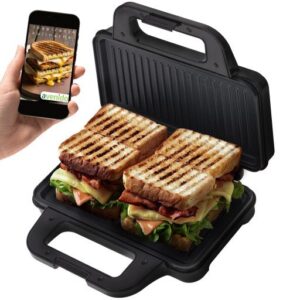 Opiekacz do kanapek Panini Grill elektryczny do kanapek 1400W NON-STICK