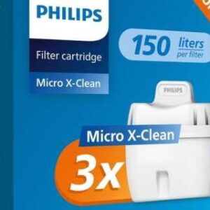 Philips Micro X-Clean AWP211 Wkłady filtrujące do dzbanka 3 sztuki