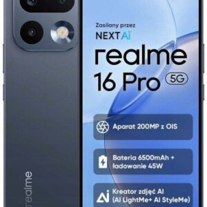 REALME 16 Pro 5G 6,78" 8/256GB AMOLED 144Hz BT5.4 WIFI5 GPS