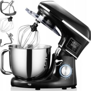 ROBOT KUCHENNY PLANETARNY MIKSER KERCH MYCHEF PODGRZEWANA MISA BLACK 6,2L