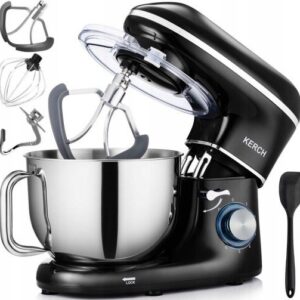 ROBOT KUCHENNY PLANETARNY MIKSER Z MISĄ KERCH MYCHEF 4000W BLACK 6,2L