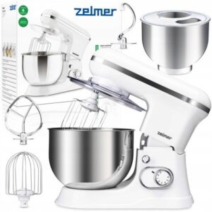 ROBOT KUCHENNY PLANETARNY ZELMER MIKSER WIELOFUNKCYJNY 3 MIESZADŁA 5L 1200W
