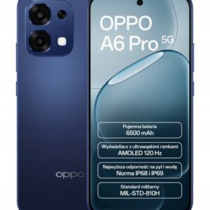 Smartfon Oppo A6 Pro 8 GB / 256 GB 5G niebieski