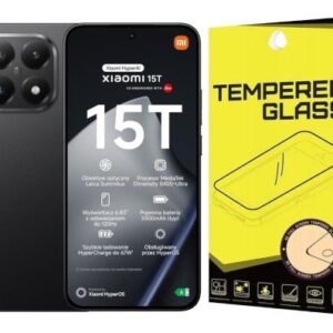 Smartfon Xiaomi 15T 12/256GB 5G NFC Dual SIM AI Czarny Black + SZKŁO