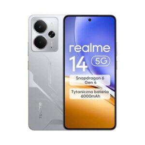 Smartfon realme 14 5G 8 GB / 256 GB DualSIM NFC AMOLED Srebrny Mecha Silver