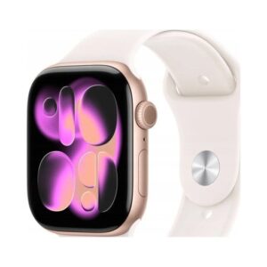 Smartwatch Apple Watch Series 11 GPS 42mm Różowy Złoty Opaska sportowa M/L