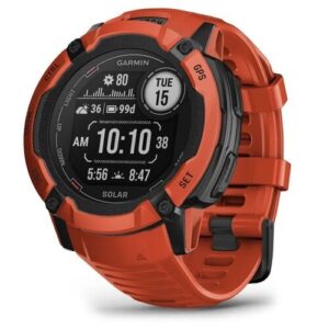 Smartwatch Garmin Instinct 2X Solar Smartwatch GPS, Flame Red, XL
