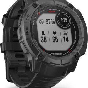 Smartwatch Garmin Instinct 2X Solar Tactical Edition czarny 50mm