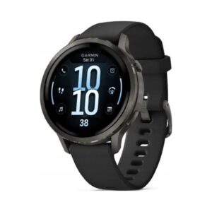 Smartwatch Garmin Venu 4 41mm czarny z silikonowym paskiem