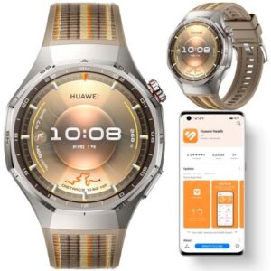 Smartwatch Huawei Watch GT 6 Pro 46mm Safari szafirowe szkło NFC brązowy