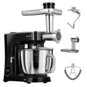 WIELOFUNKCYJNY ROBOT KUCHENNY MIKSER PLANETARNY MPM MRK-26 2600W 3W1 GRZEJE