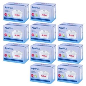 Wkłady filtrujące filtry do wody AquaPlus Active filtr do dzbanka x10