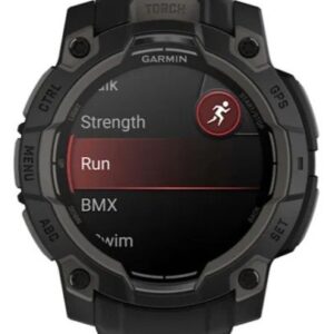 ZEGAREK SPORTOWY GARMIN INSTINCT 3 45MM AMOLED 1,2'' 10ATM BLACK CZARNY