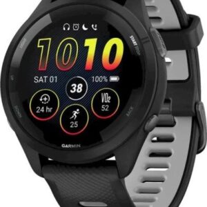 Zegarek sportowy Garmin Forerunner 265 Czarno-szary (010-02810-10)